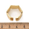 Brass Cuff Rings RJEW-C120-13G-5