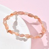 Natural Sunstone Beads Stretch Bracelets for Women BJEW-Z158-02C-02-3