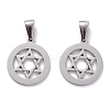 Non-Tarnish 304 Stainless Steel Pendants STAS-J036-145P-1