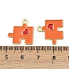 Alloy Enamel Pendants FIND-I067-01G-05-3
