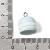 Opaque Resin Pendants RESI-P051-06P-M-3