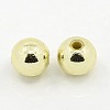 Plating Plastic Acrylic Round Beads PACR-L003-12mm-LG-2
