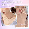 300Pcs Eco-Friendly Transparent Acrylic Beads OACR-SC0001-68C-5