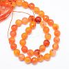 Natural Agate Bead Strands G-R346-4mm-23-2