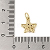 Brass Micro Pave Colorful Cubic Zirconia Pendants KK-R162-022B-G-3