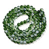 Transparent Crackle Baking Paint Glass Beads X1-DGLA-T003-01C-04-2