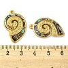 Natural Paua Shell Pendants X-STAS-P341-01G-01-3