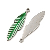 316 Surgical Stainless Steel Enamel Pendants STAS-M073-43P-2