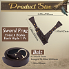 Medieval Retro Sword Holster AJEW-WH20006-75B-2