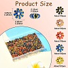 500Pcs 5 Colors Acrylic Beads SACR-YW0001-69-2