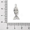 Fish Rack Plating Brass Micro Pave Cubic Zirconia Pendants KK-Z071-72A-01P-3