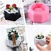 Food Grade DIY Silicone Flowerpot Molds DIY-OC0002-44-7