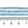 Natural Blue Topaz Beads Strands G-P553-A01-01-5