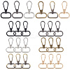 24Pcs 6 Colors Zinc Alloy Swivel Clasps FIND-SP0003-74-1