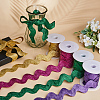 5 Yards Polyester Wavy Fringe Trim Ribbon OCOR-GF0003-45B-4