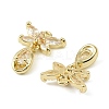 Brass Micro Pave Cubic Zirconia Pendants LS-KK-C107-18A-G-2