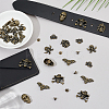 24 Bags 6 Styles Tibetan Style Alloy Rivets FIND-PH0059-92-4