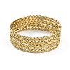 7Pcs Vacuum Plating PVD Vacuum Plating 201 Stainless Steel Bangles Sets BJEW-F476-06G-02-1