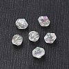 Bicone AB Color Plated Eco-Friendly Transparent Acrylic Beads LS-X-TACR-A003-4mm-22-2