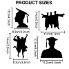 1 Set PET Hollow Out Drawing Painting Stencils DIY-MA0004-33C-2