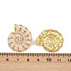 304 Stainless Steel Enamel Conch Stud Earrings LS-EJEW-L276-01G-01-3