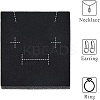 25Pcs Square Marble Print Paper Jewelry Gift Box CON-FI0001-01-5