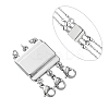 Zinc Alloy Box Magnetic Clasps Converter LS-PALLOY-C159-02P-1