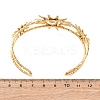 304 Stainless Steel Cuff Bangles for Women BJEW-C141-01G-5