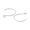 Tarnish Resistant 316 Surgical Stainless Steel Earring Hooks STAS-D183-03P-01-3