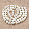 Eco-Friendly Plastic Imitation Pearl Beads Strands MACR-S285-8mm-05-2