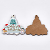 Printed Basswood Big Pendants LS-X-WOOD-S045-045-2