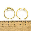 2Pcs 2 Styles Brass Micro Pave Clear Cubic Cuff Zirconia Rings for Women RJEW-S399-04G-7