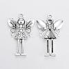 Tibetan Style Girl Alloy Big Pendants PALLOY-E391-32AS-2