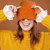 2 Pairs 2 Colors Cute Orangaz Oversleeves AJEW-GF0005-15-7