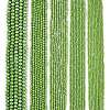 Electroplate Glass Beads Strands EGLA-A044-P4mm-B30-2
