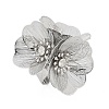 Alloy Rhinestone Cuff Rings for Women RJEW-Z047-04P-2