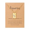 Twelve Constellations Pendants Necklaces LS-PW-WG2D875-08-1