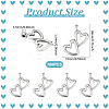 100Pcs Tibetan Style Zinc Alloy Pendants FIND-UN0007-68-3