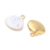 304 Stainless Steel Enamel & Glitter Powder Pendants STAS-Q119-04G-03-2