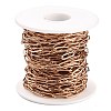 Ion Plating(IP) 304 Stainless Steel Paperclip Chains CHS-O010-03RG-2