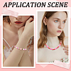 Valentine's Day Theme DIY Polymer Clay Beads & Alloy Enamel Charm Stretch Bracelets Making Kits DIY-SP0003-43-4