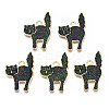 Halloween Rack Plating Alloy Enamel Pendants PALLOY-N164-005LG-1