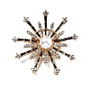 Alloy Rhinestone Brooch for Backpack Clothes JEWB-P046-05A-G-1