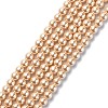 Eco-Friendly Dyed Glass Pearl Round Beads Strands HY-A002-6mm-RB061-1