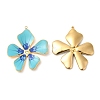 304 Stainless Steel Enamel Pendants X-STAS-K256-15G-02-1