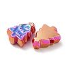 UV Plating Acrylic Beads X-OACR-Z021-02E-2