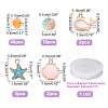 DIY Ocean Theme Bracelet Making Kits for Kid DIY-NB0007-14-6