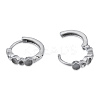 Tarnish Resistant 304 Stainless Steel Hoop Earrings Findings STAS-N092-190-3