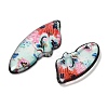 4Pcs 4 Styles Transparent Epoxy Resin Pendants RESI-B032-03A-2