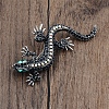 Gecko Rhinestone Brooch Pin PW-WG99E82-01-1